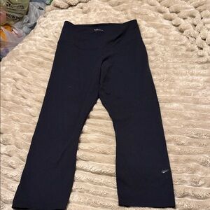 Nike Girls' Black Cropped Performance Leggings